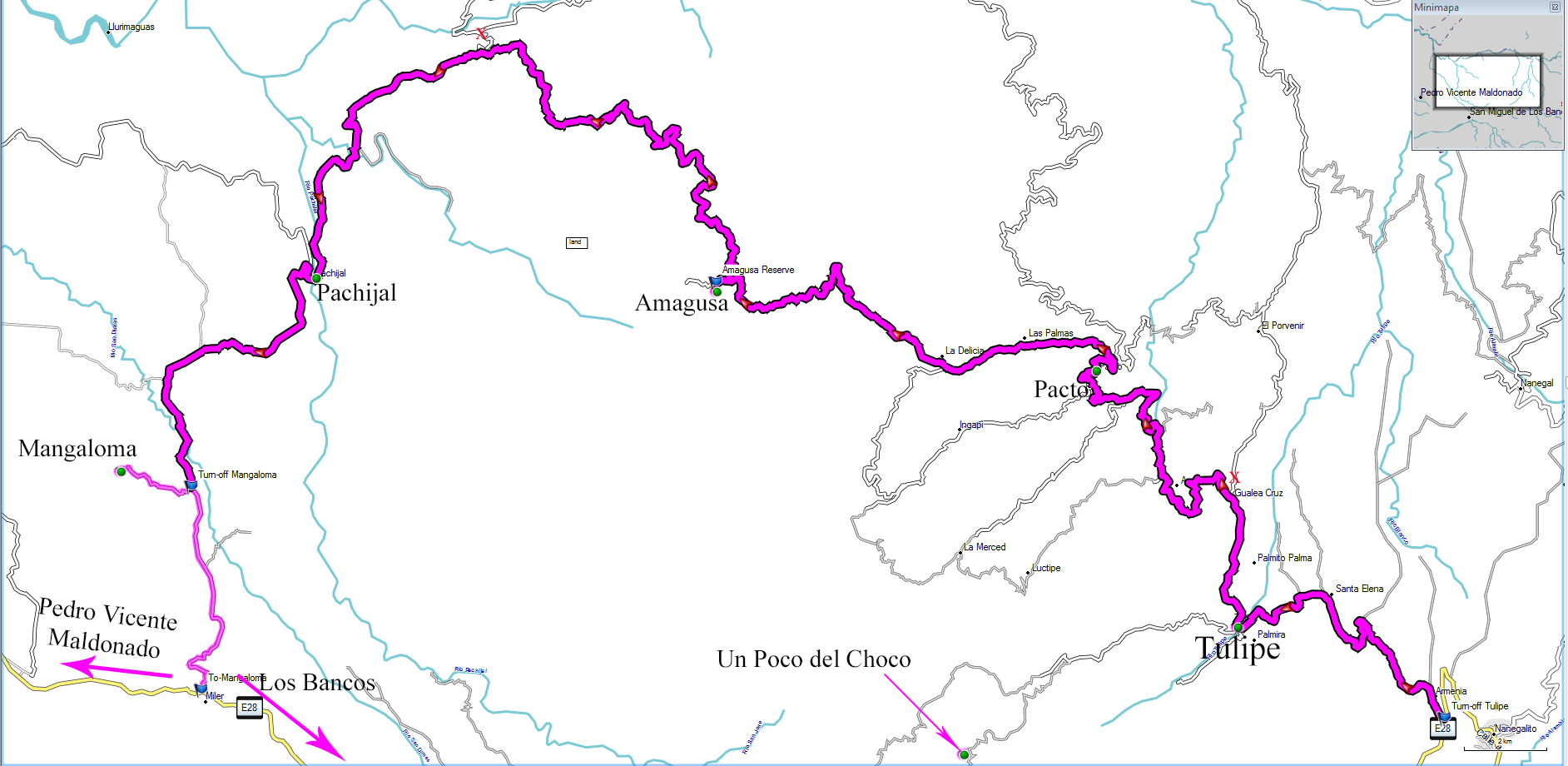 Nanegalito-Pacto-mashpi-Route